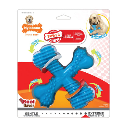 Power Chew Dura Chew X Bone Dog Chew Toy, Beef